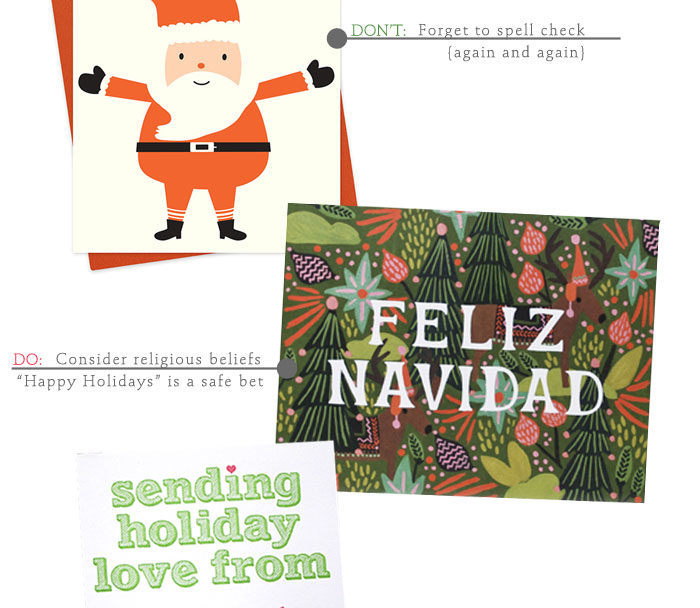 Do's & Don'ts Of Holiday Card Giving