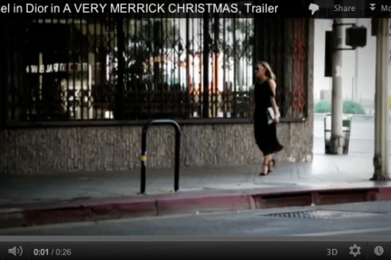 Damsel in Dior in A VERY MERRICK CHRISTMAS {Trailer}