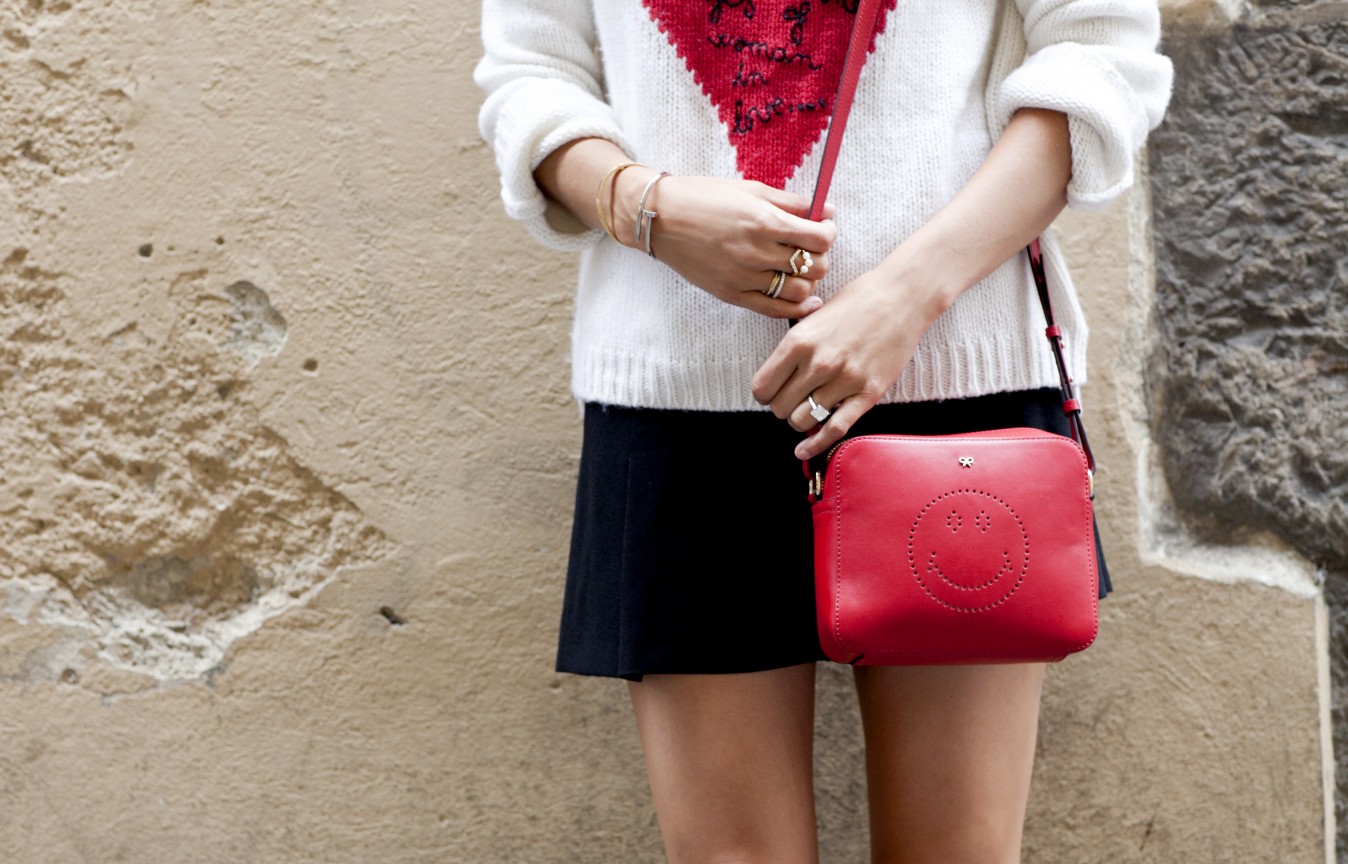 Florence in Heart Sweater