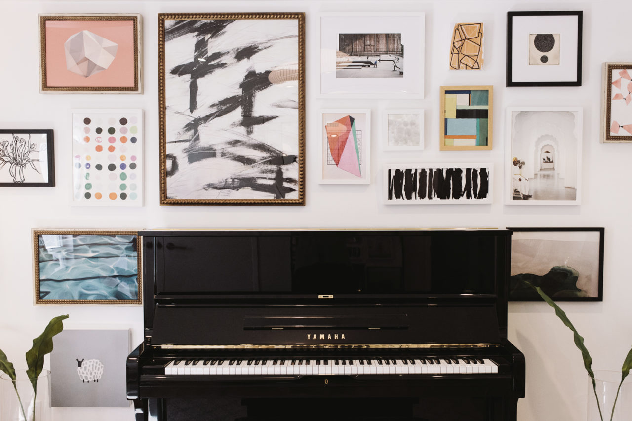 piano and art