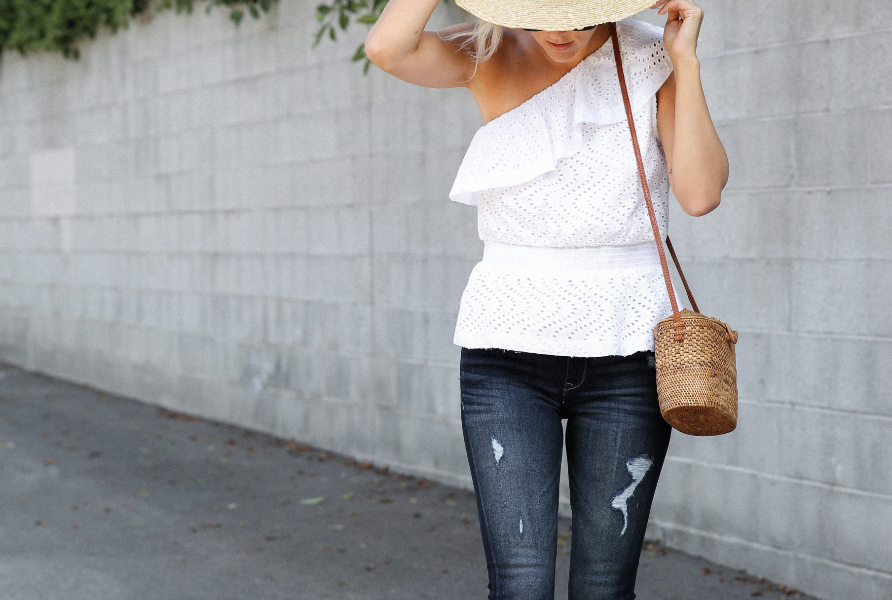 express white off the shoulder top