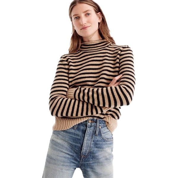 j crew funnel neck sweatshirt