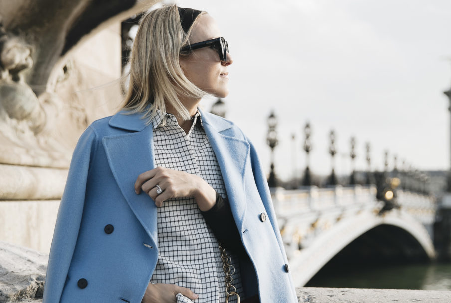 Baby Blue Coat for Spring