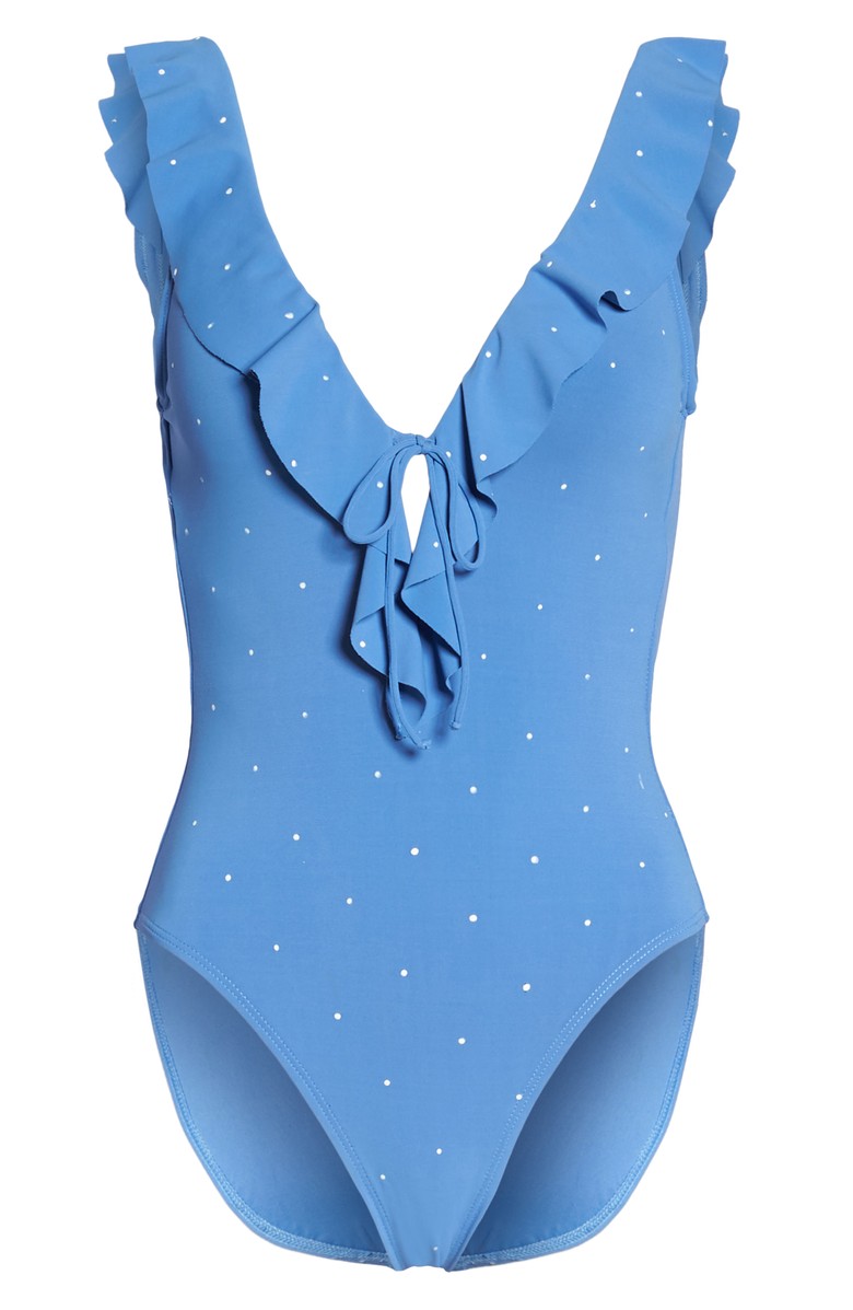 Jennie Plunge One-Piece Swimsuit - Damsel In Dior