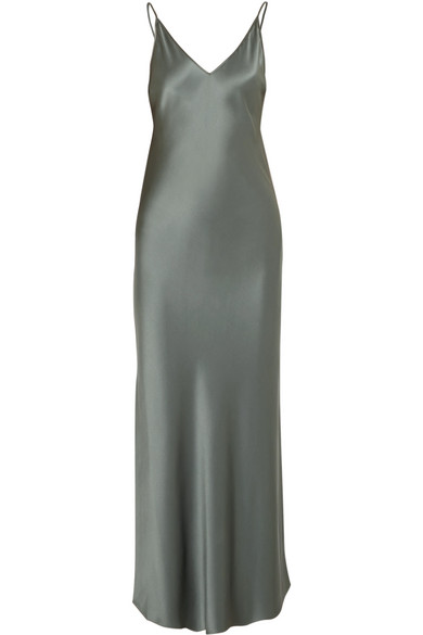 Clea Silk-satin Maxi Dress - Damsel In Dior