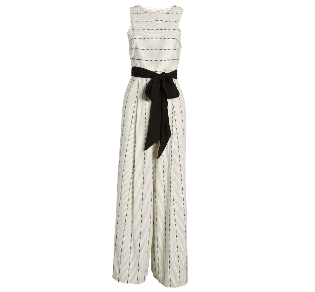 Stripe Wide Leg Cotton Jumpsuit - Damsel In Dior