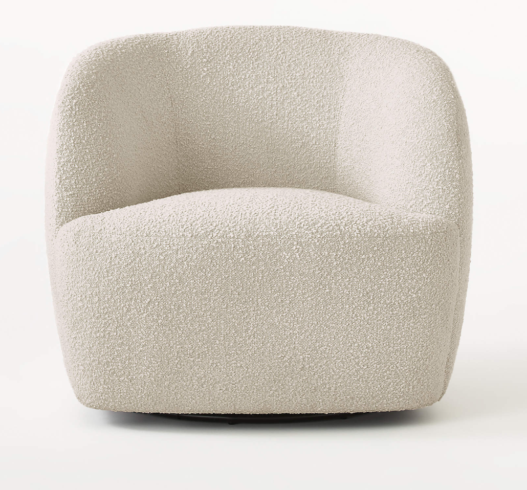 Gwyneth Ivory Boucle Chair - Damsel In Dior