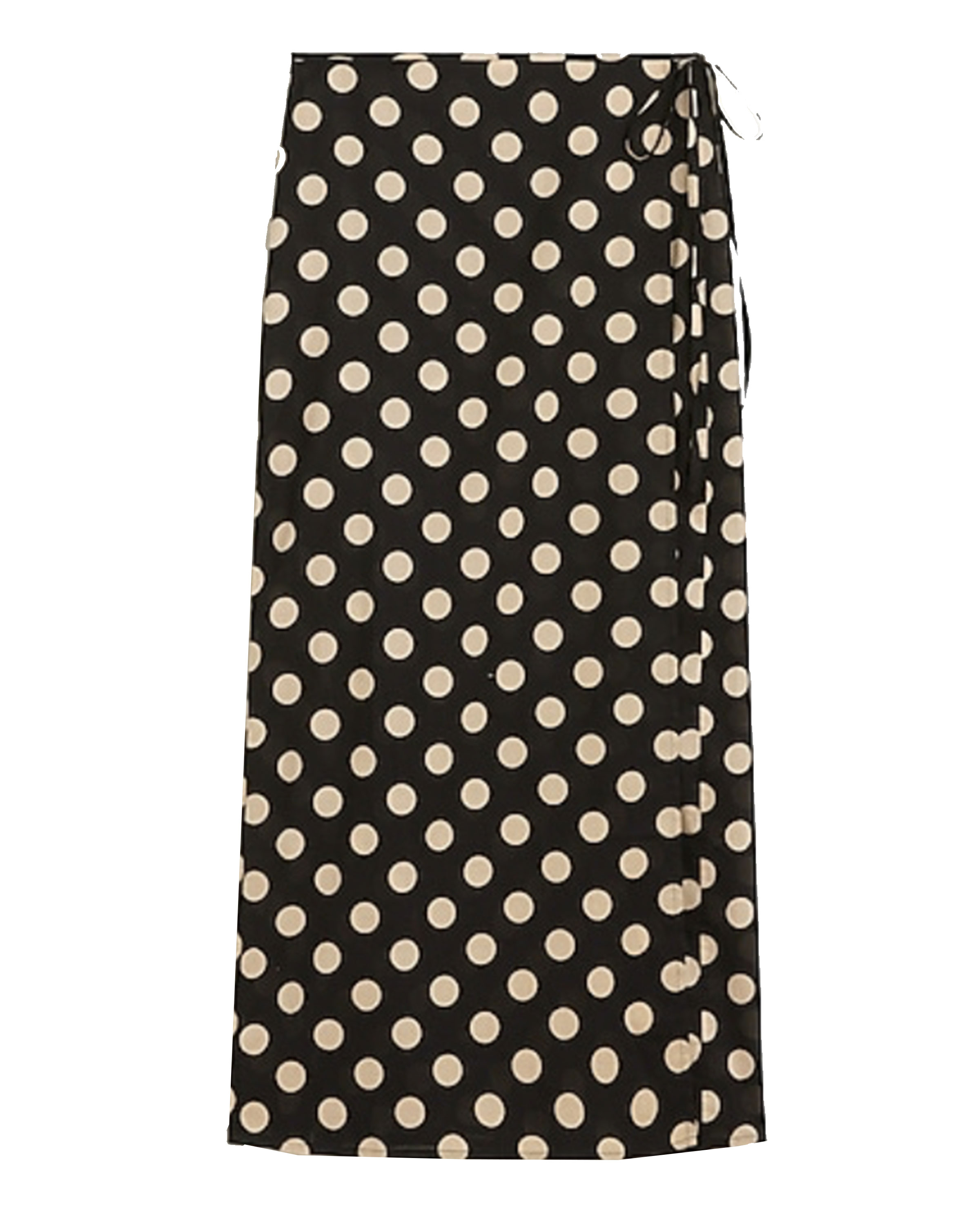 Side-tie Skirt in Dot Print